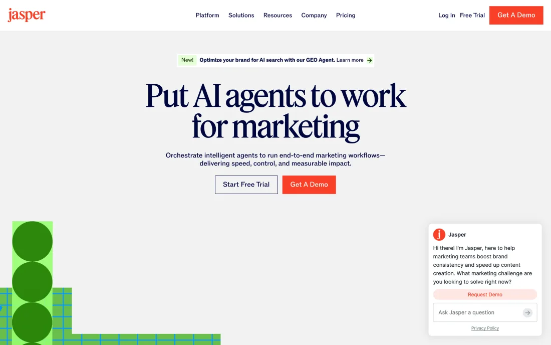 Jasper homepage